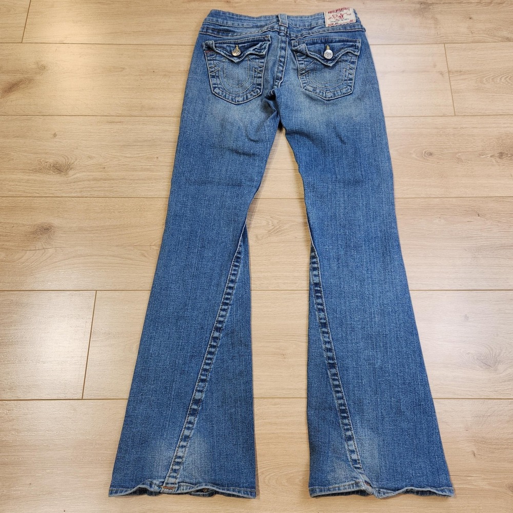 True Religion Blue Flare Jeans - Picture 3 of 11